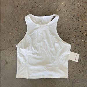 Lululemon Athletica nulux racerback cropped run tank